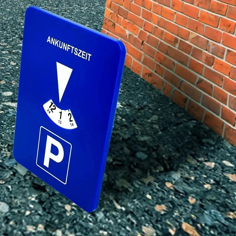 Blauwe Digitale Parkeertimer Eenvoudig Te Gebruiken Draagbare