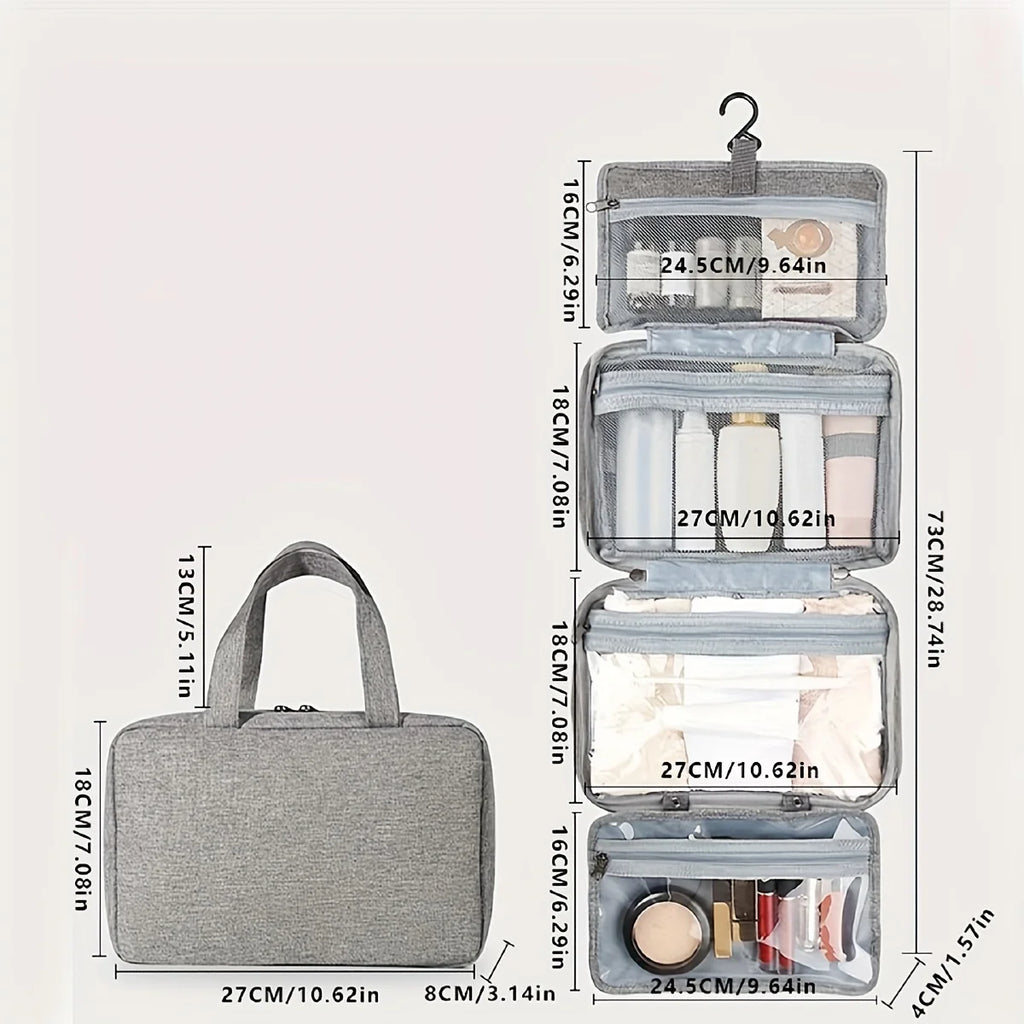 Large Hanging Hook Toiletry Bag Folding Handbag Trave Makeup Cosmetic