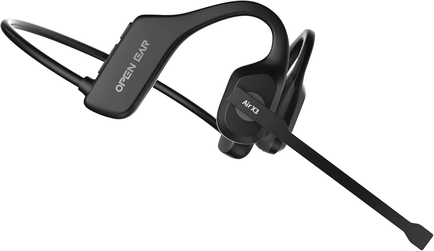 Open Ear Headphones Mic Bluetooth Headset Noise Cancelling Microphone