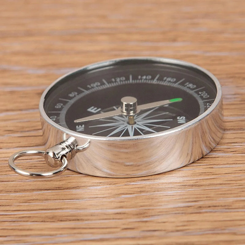 Stainless Steel Compass Pocket Outdoor Camping Marching Boat Hiking