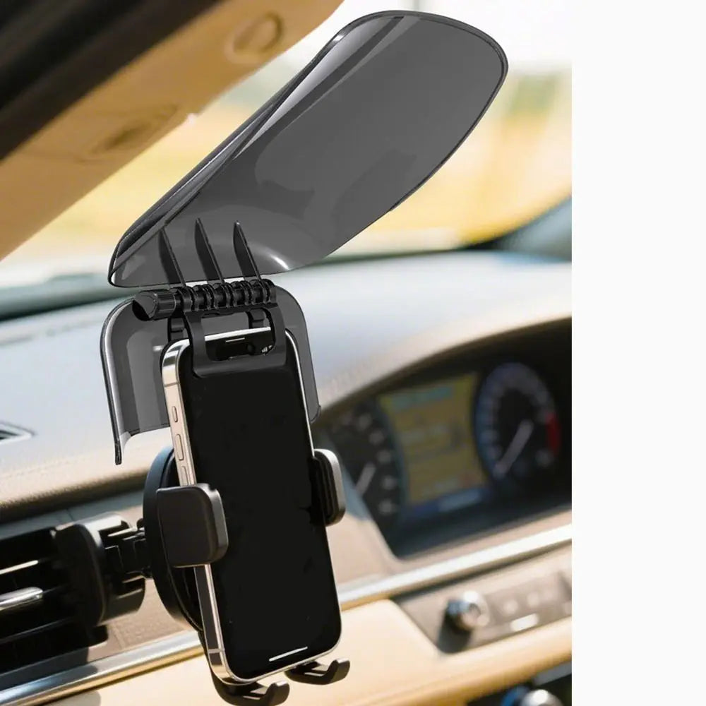 Adjustable Angle Sun Hat Phone Mount Shade Rainproof Clip Mobile Zpaxo
