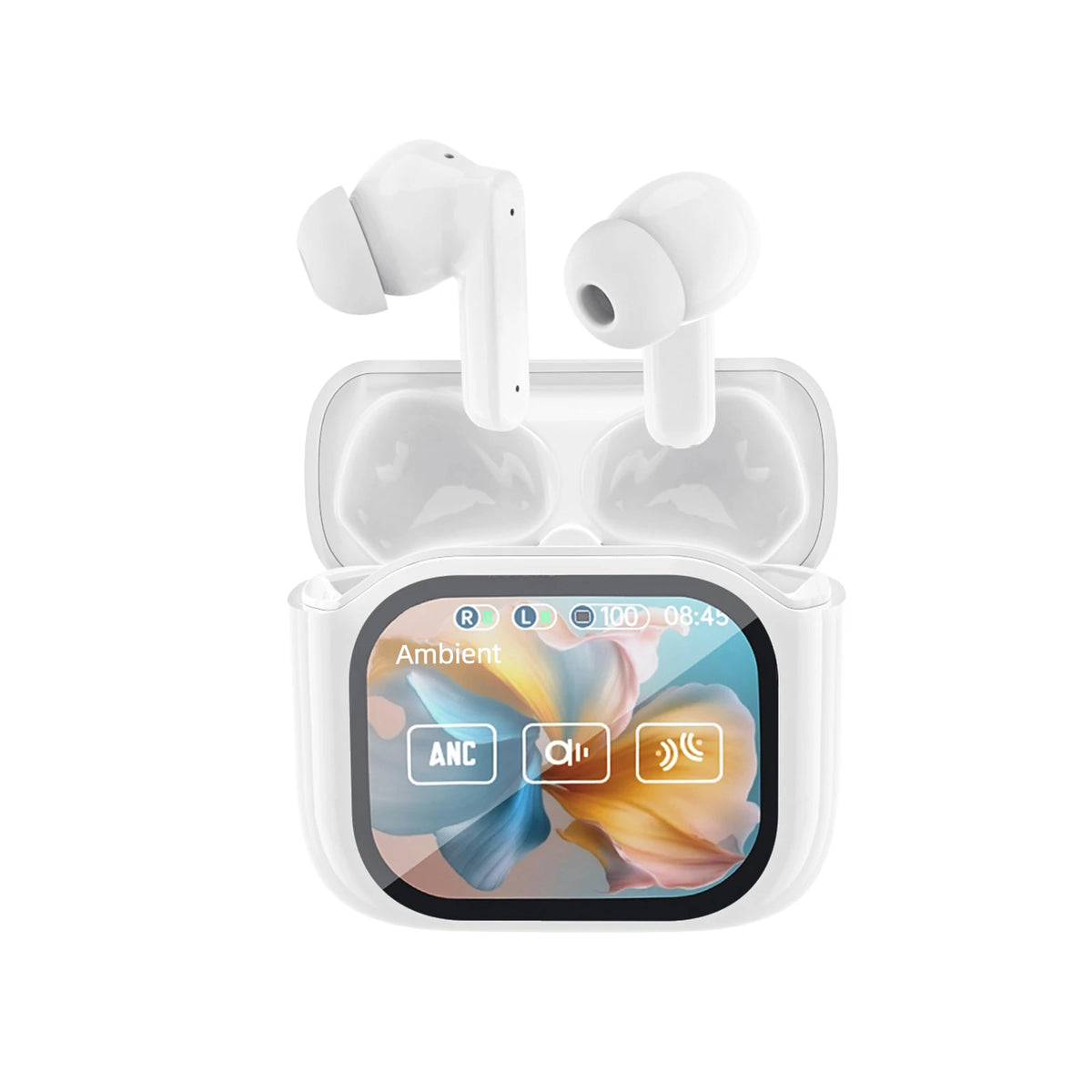 Wireless Bluetooth Earbuds Drivers Hi-fi Deep Bass 30H Playtime Zpaxo WHITE China Mainland