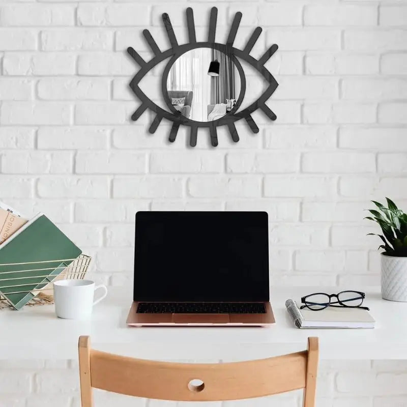 Stylish Bohemia Eye Wall Mirror Elegant Acrylic Art Decorative