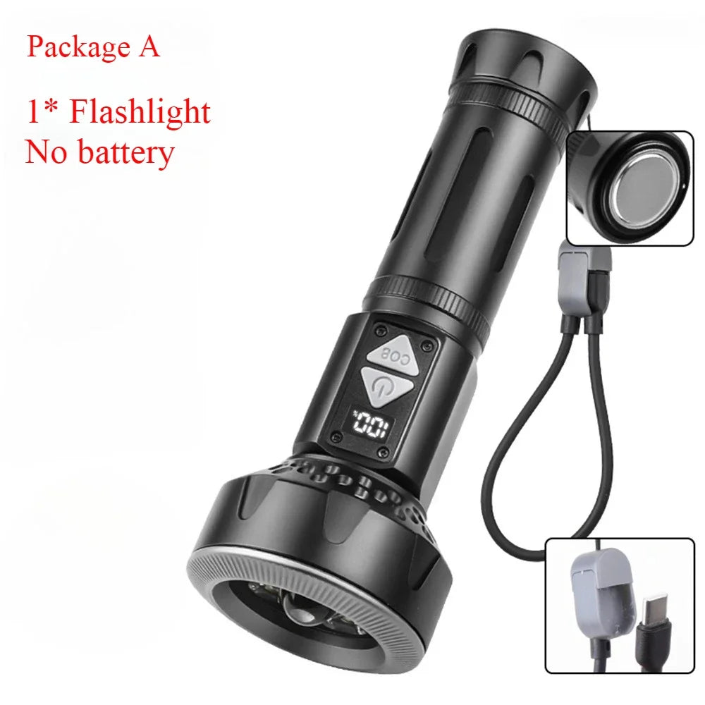 POCKETMAN 3800 Lumen Tactical Flashlight | 8-Mode USB-C Torch