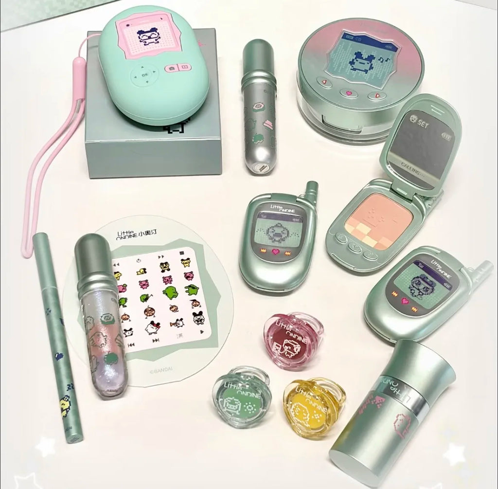 Little Ondine Japan Electronic Pets Cute Surprise Makeup Eyeshadow Lip Tint Eyeliner Pencil Essence Spray Eyebrow Facial Makeup Zpaxo