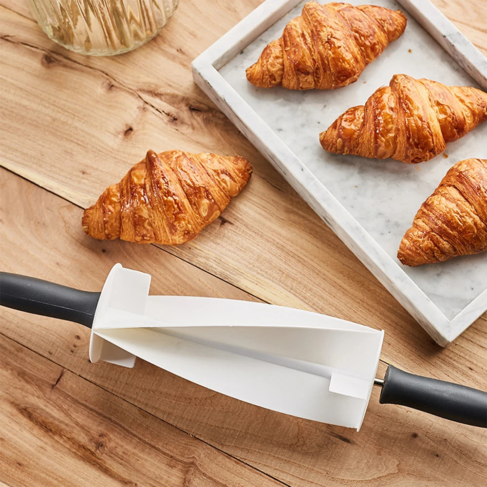 Croissant Cutter Roller Plastic Croissant Rolling Bread Dough Pastry Kitchen Baking Tool Zpaxo