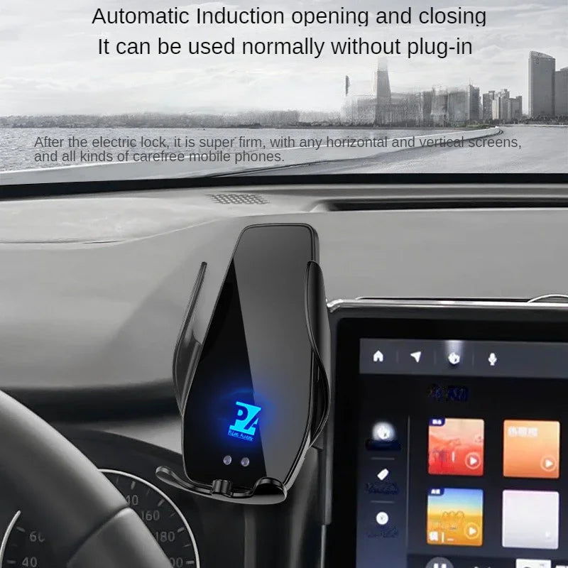 For 2021-2023 Nissan Rogue Car Screen Phone Holder Wireless Charger Navigation Modification Interior 12.3 Inch Zpaxo
