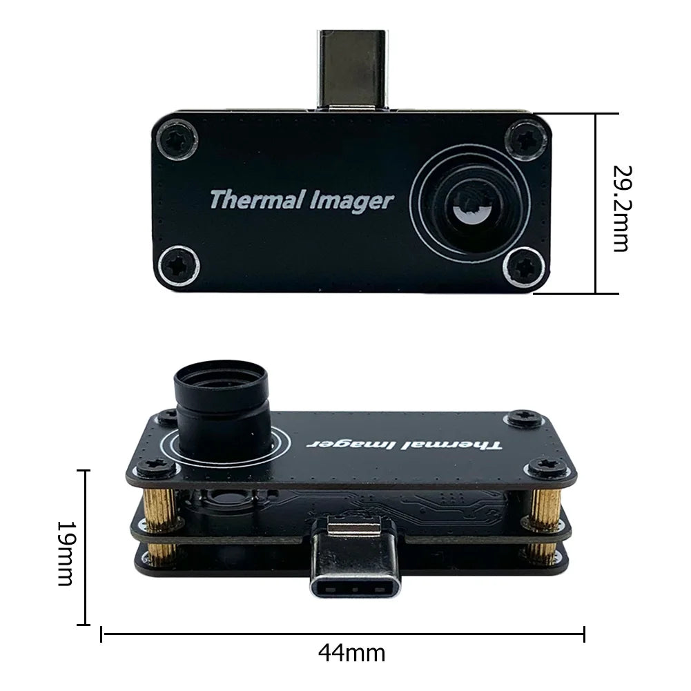 Mini Infrared Camera Professional External IR Thermograph Cameras 32x32Resolution Multiple Color Modes for Android Mobile Phone Zpaxo