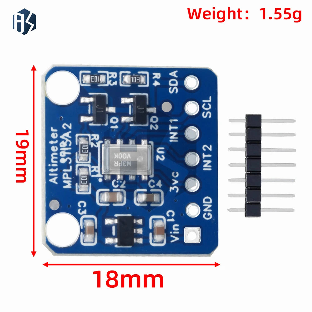 High Precision MPL3115A2 Barometric Pressure Altitude Temperature Sensor Module Compatible with Arduino Zpaxo