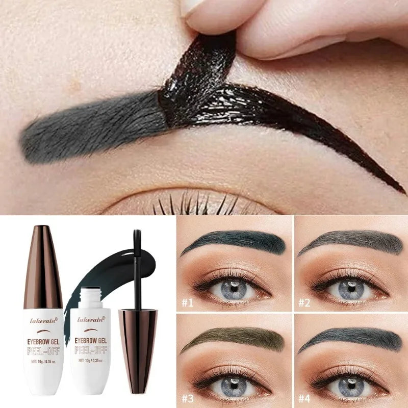 Tattoo Eyebrow Gel Waterproof Easy Peel Off Liquid Semi-permanent
