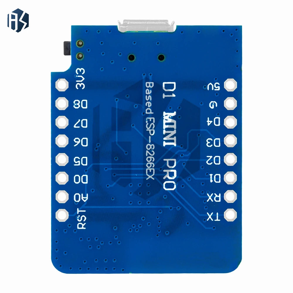 for WEMOS D1 Mini Pro – ESP8266 NodeMCU WiFi Development Board with 4MB/16MB Flash, External Antenna CP2104 USB Zpaxo