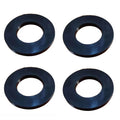 Universal Shock Absorber Gasket Rubber Black Yellow Bearing Washer Zpaxo Bright Black