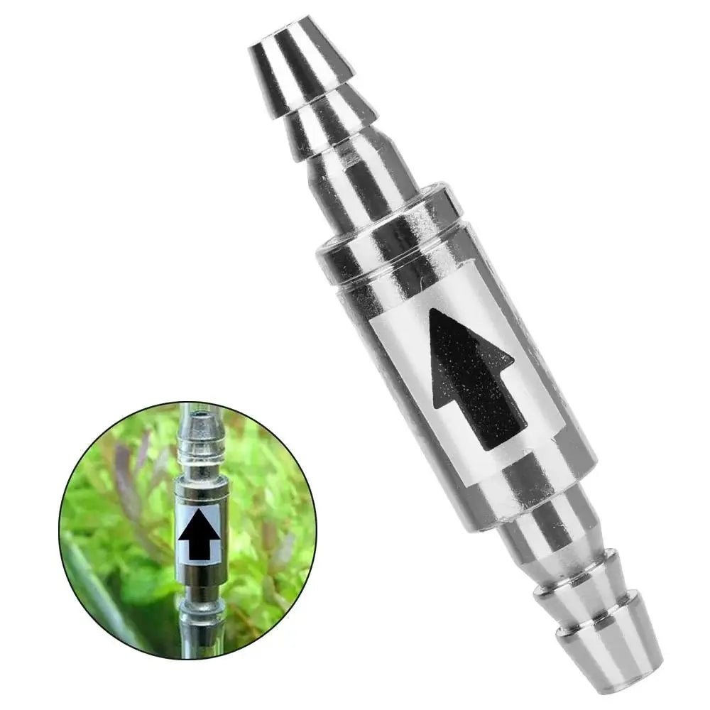 Stainless Steel Aquarium Water Valve Check CO2 System Non Return