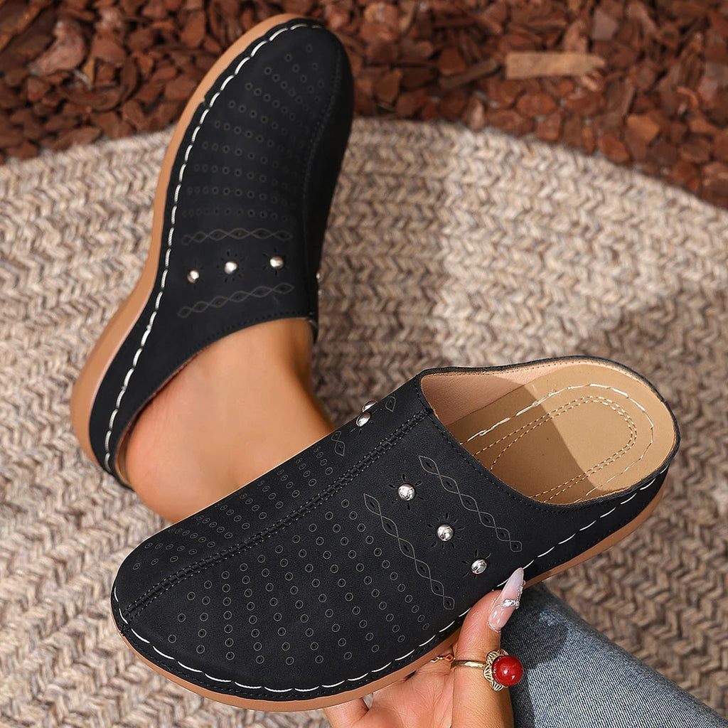 Women Slippers Summer Platform Hollow Outdoor Beach Shoes Woman Slip