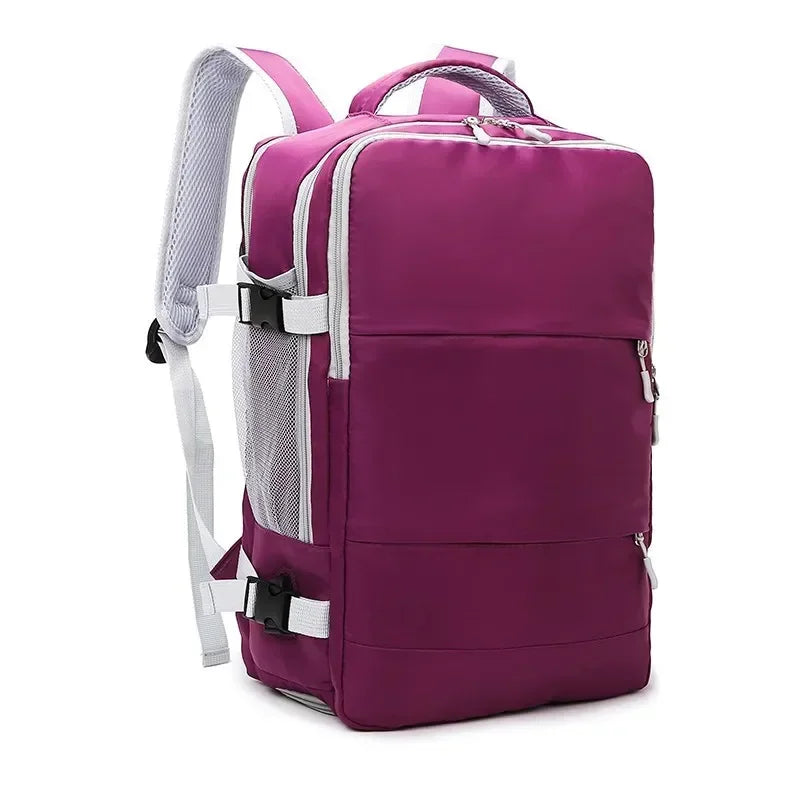 Water-resistant Independent Shoe Compartment Backpack Railing USB Zpaxo G