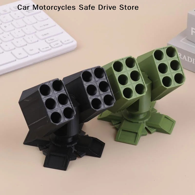 Military-style Anti Aircraft Gun Pen Holder Olive Green