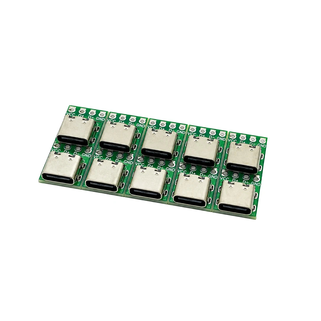 1 5 USB 3 C Connector 16Pin Male Test PCB Board Adapter Socket Data Zpaxo