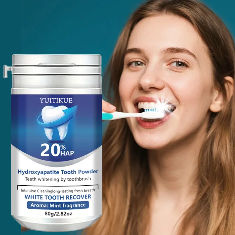 Hydroxyapatite Tooth Powder – Whitening & Enamel Repair 80g Tooth Whitening Powder Zpaxo