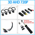 8K AHD1080P 3D 360 Panoramic Car Camera Rear+front+side SN307 WDR