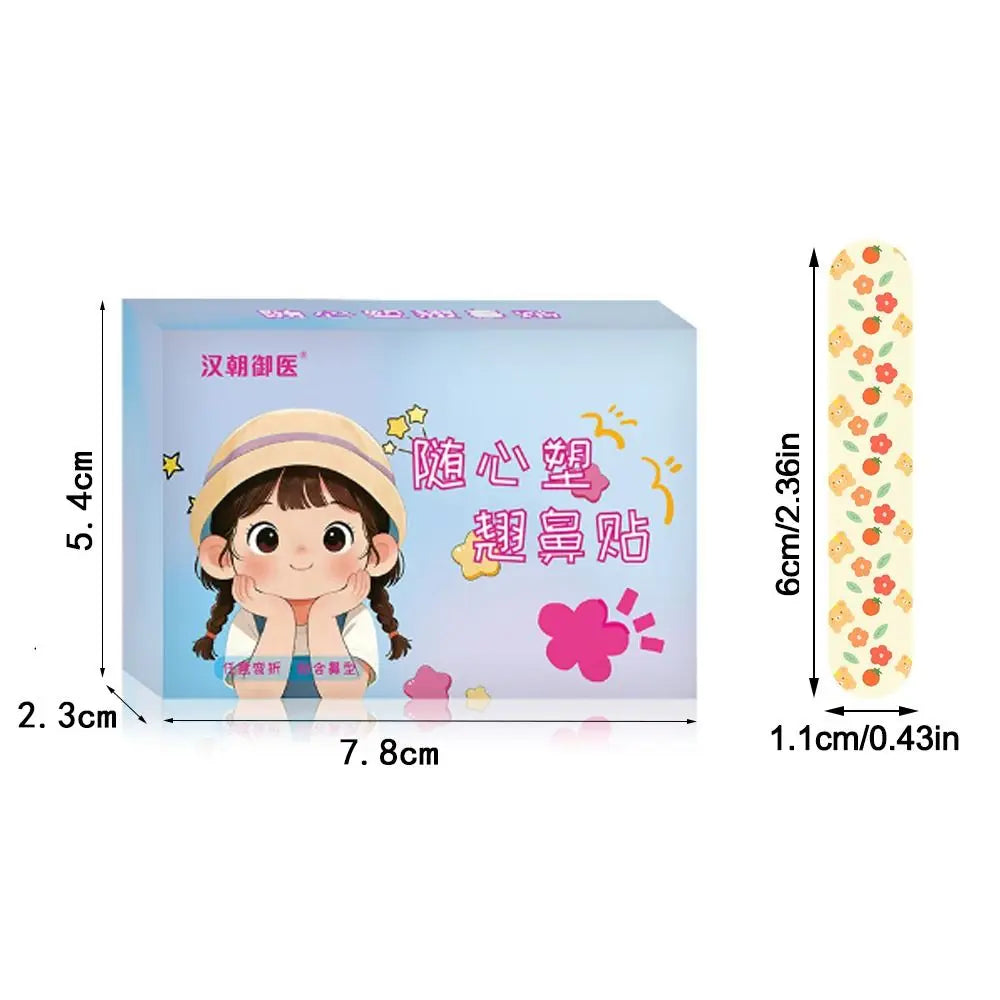 5 Adjustable Nose Sculptor Reusable Cartoon Shaping Sticker Up Zpaxo