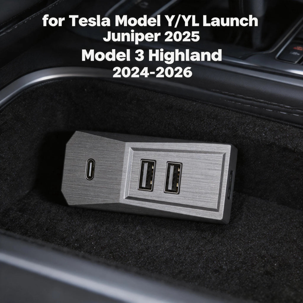 Tesla Model Y Juniper & Model 3 Highland Glovebox USB Hub