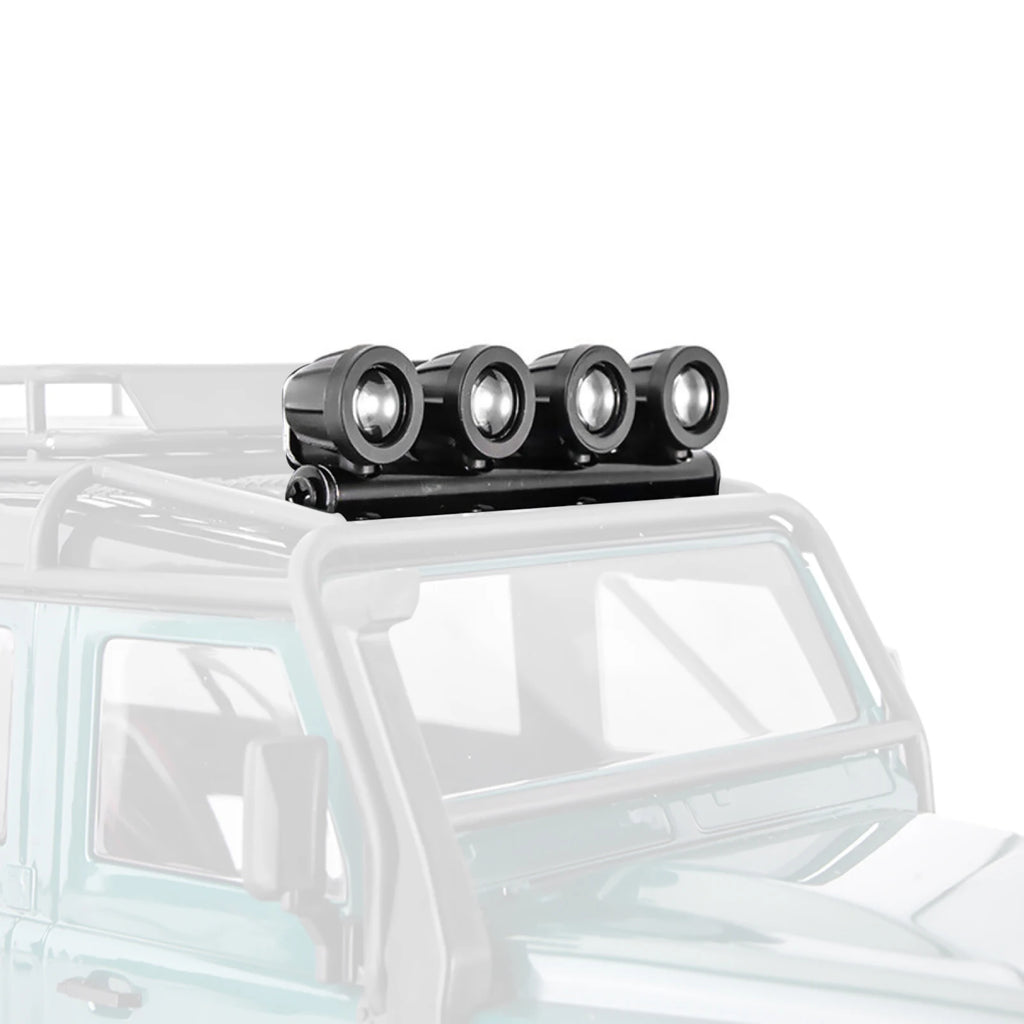 Round Square Spotlights Roof Light TRX4M Defender 1 18 RC Crawler Car