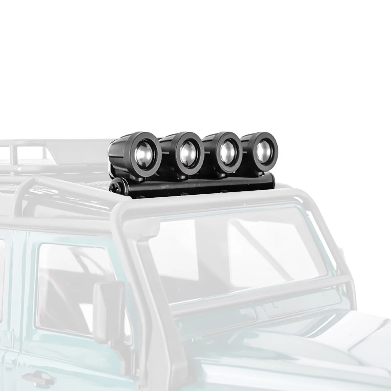 Round Square Spotlights Roof Light TRX4M Defender 1 18 RC Crawler Car