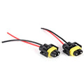 New 2Pcs H8/H9/H11 Wiring Harness Socket Car Wire Connector Cable Plug Adapter for Foglight Head Light Lamp Bulb Light Zpaxo 2pcs