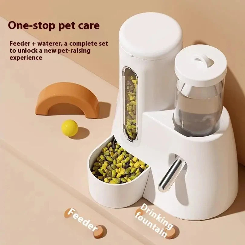 2-in-1 Hamster Feeder & Waterer – Leakproof Auto Dispenser Pet Feeder Waterer Zpaxo