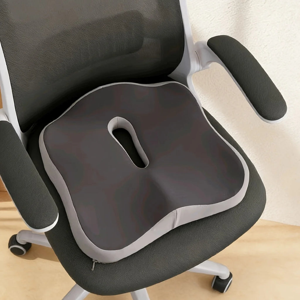 Ergonomic Seat Cushion Chair Three-zone Memory Foam Support Soft