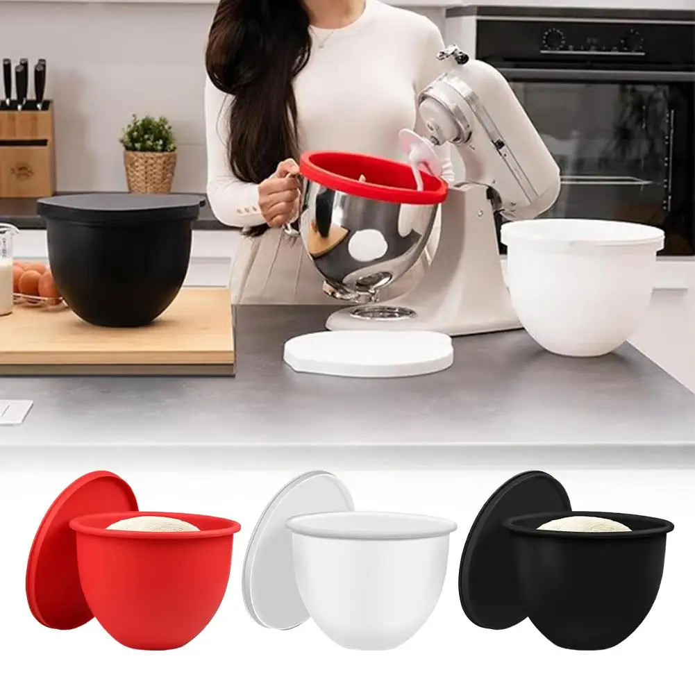 Silicone Bowl Liner with Lid for KitchenAid 5 Qt Tilt-Head Mixer Mixer Bowl Liner Zpaxo