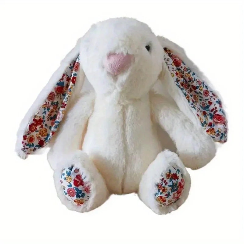 Cute Sitting Long Ear Rabbit Plush Doll Creative Soft Stuffed Anima
