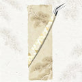 Stainless Steel Curved Stickers Tweezers Precision Anti-static False Zpaxo Pine tree