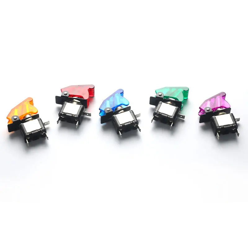 Auto Truck Illuminated Led Toggle Switch Safety Aircraft Flip Up Zpaxo