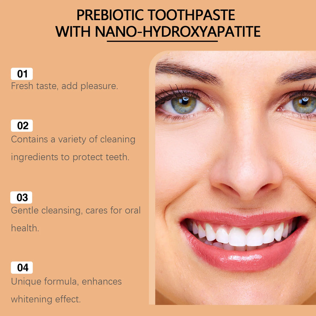 Chocolate Prebiotic Whitening Toothpaste – Sensitivity Relief Whitening Toothpaste Zpaxo