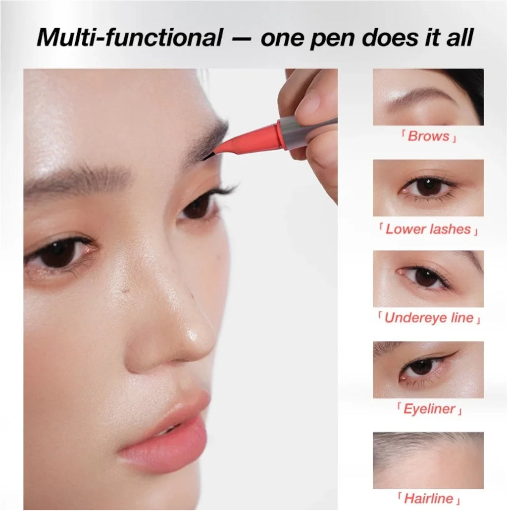Judydoll Orange Label Dual-ended Liquid Brow Pen Eyebrow Pencil Zpaxo