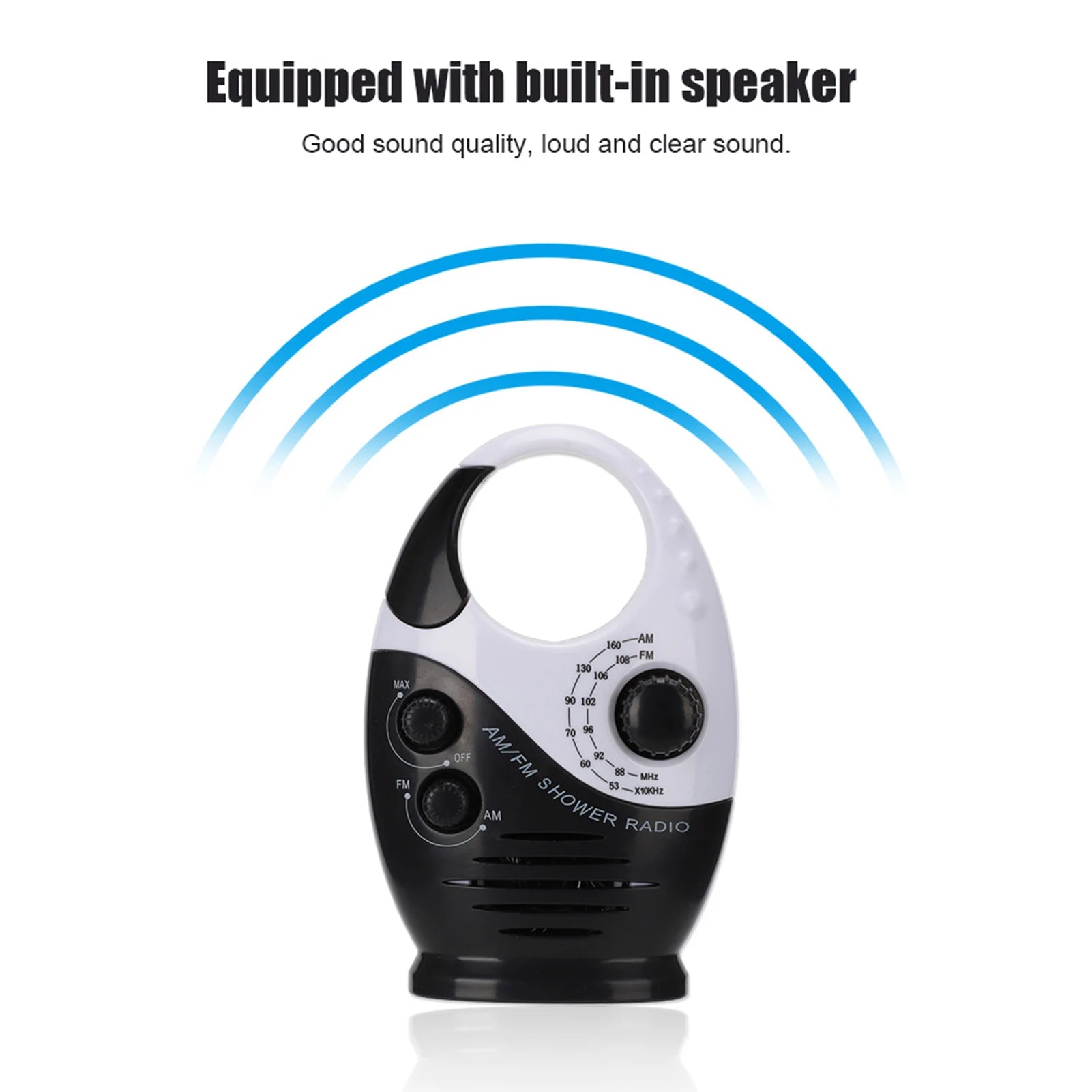 Multifunctional Portable Am FM Dual Band Waterproof Radio Receiver