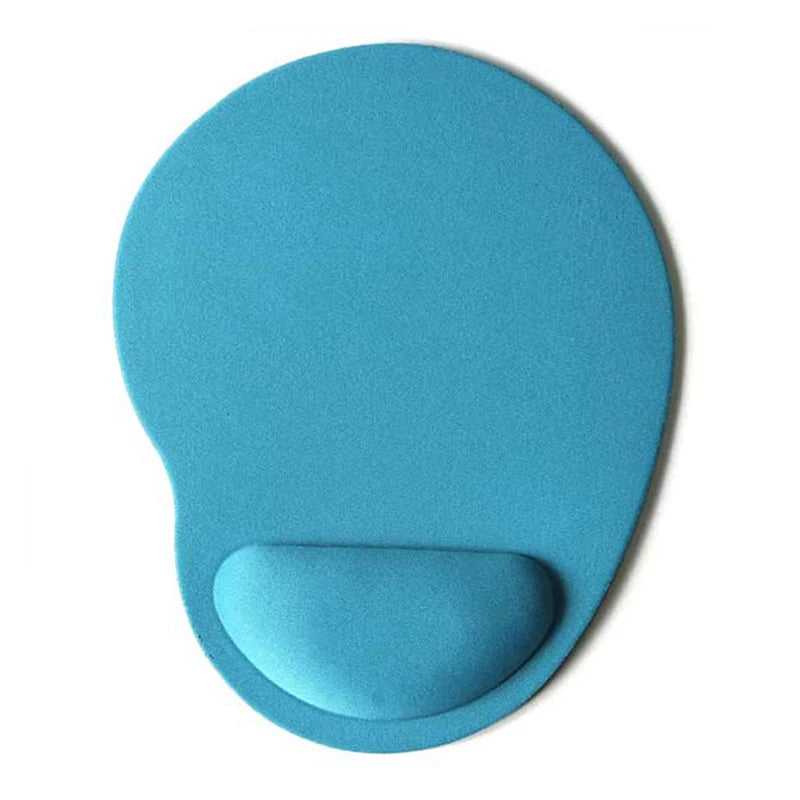 Mouse Pad EVA Support Wrist Band Gaming Mousepad Mice Mat Non Slip Gaming Mice Mat Soft Mousepad For PC Computer Laptop Mice Pad Zpaxo Sky Blue