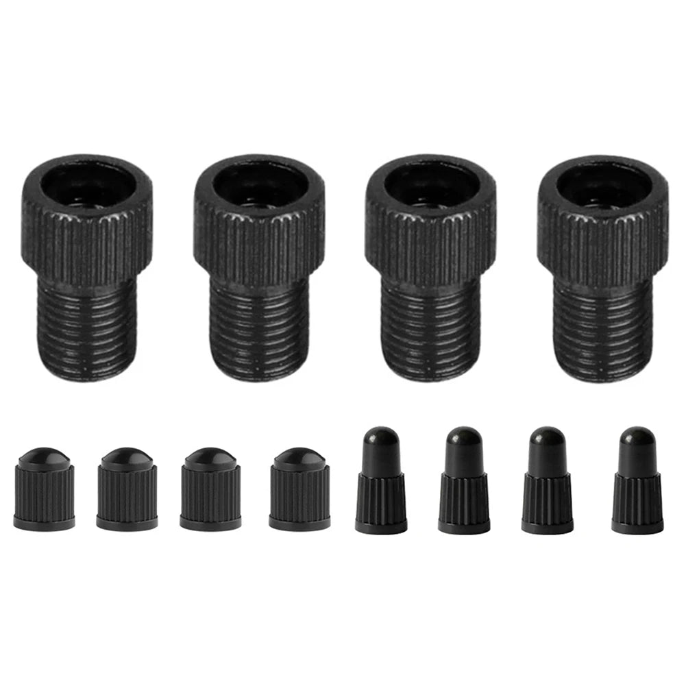 Aluminum Alloy Valve Adapter Convert Schrader Bike Converter
