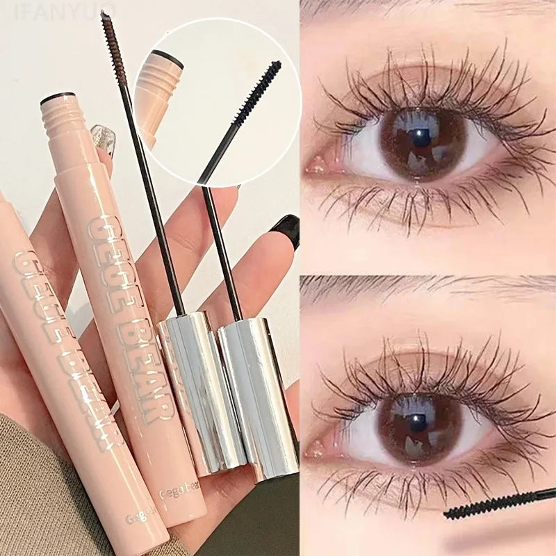 3D Silk Fiber Matte Mascara Ultra-fine Brush Waterproof Lengthens