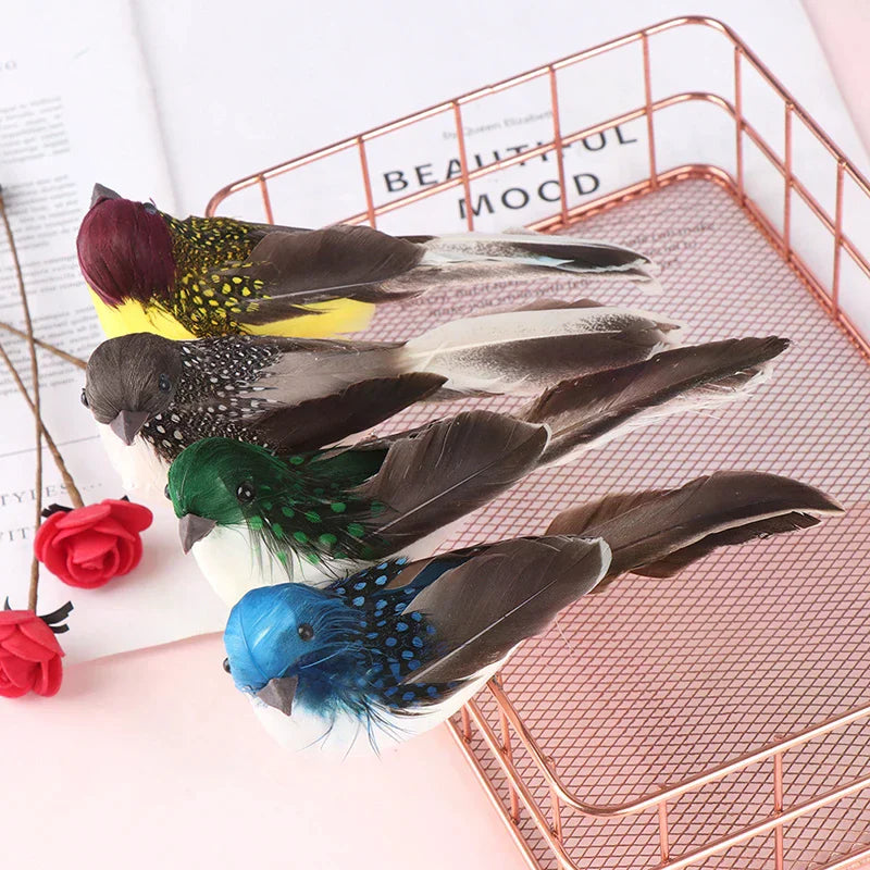 Wedding Garden decoration.ornament Mini fake birds artificial foam doves Zpaxo