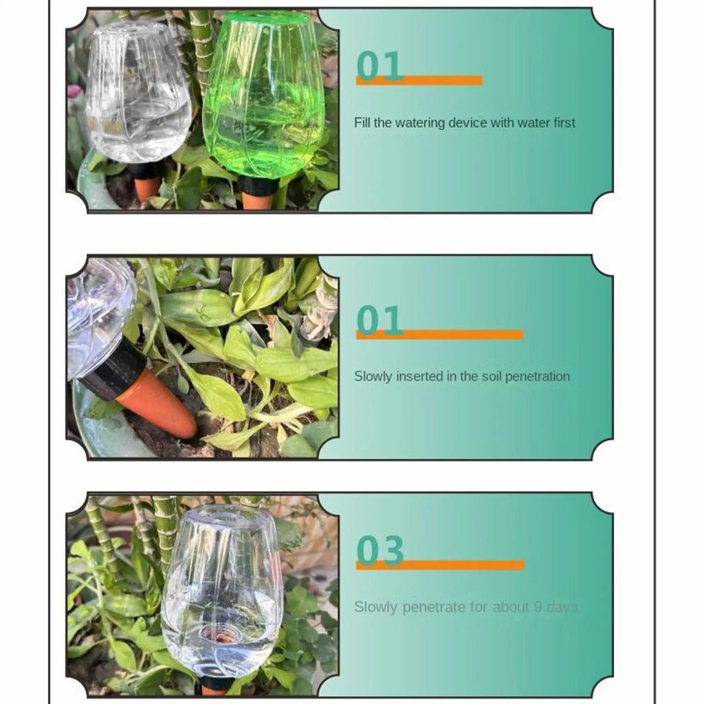350ml Self-Watering Globe | Automatic Plant Drip Irrigation Plant Watering Globe Zpaxo