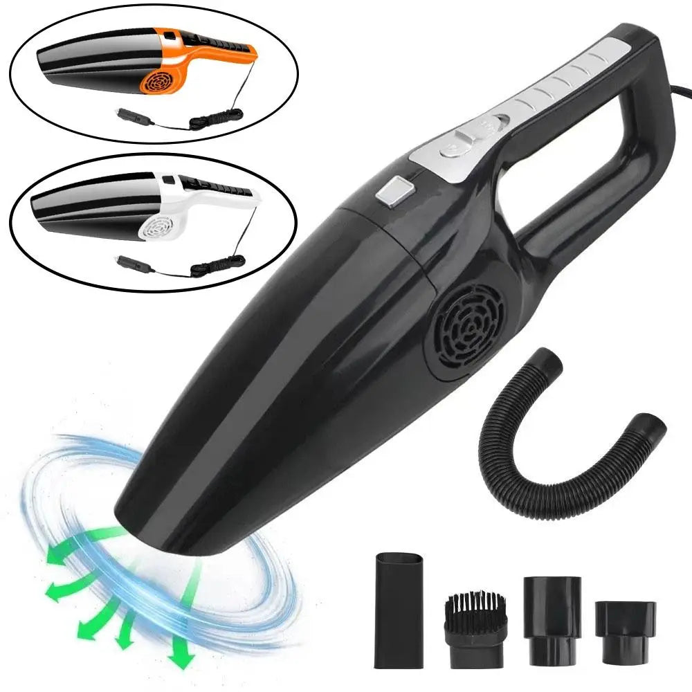 High Power Car Vacuum Cleaner Strong Suction Dry Wet Dual Use Car Interior Vacuum Small Size 12V 120W Handheld Vacuum Cleaner Zpaxo