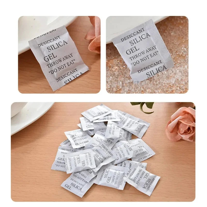 Silica Gel Desiccant Packets – Non-Toxic Moisture Absorber