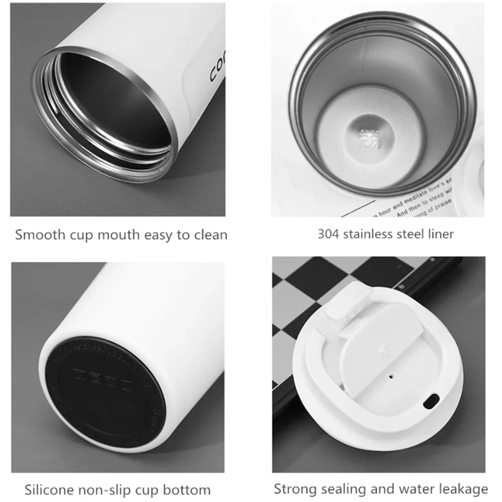 Thermo Cafe Coffee Mug 380 Car Thermos Leak Proof Travel Cup Tea