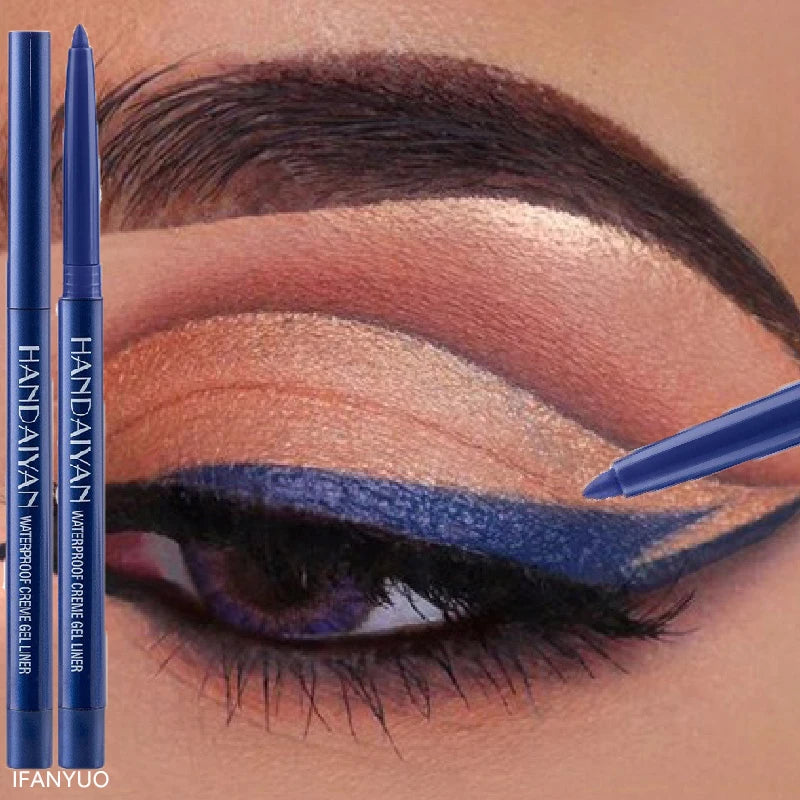 Matte Colorful Eye Liner Pen 20 Colors Eyeliner Gel Pencils Long