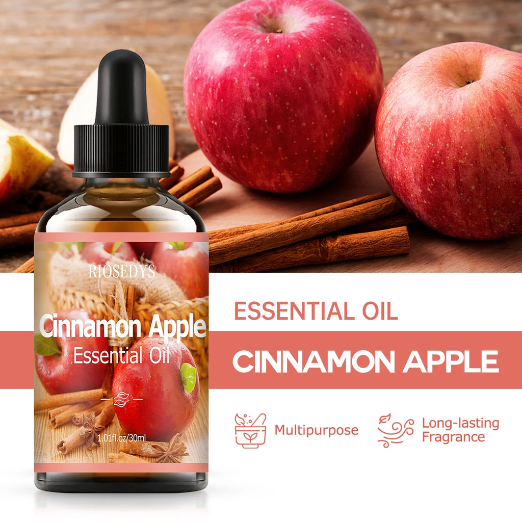 Cinnamon Apple Essential Oil Natural Fragrance Suitable Body Massage Zpaxo