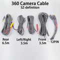 360 Camera Cable Panoramic Accessories 4PIN Extension Right Left
