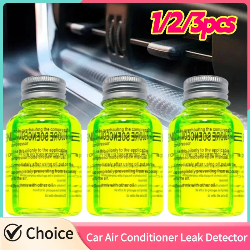 Car AC UV Fluorescent Dye Leak Detection Kit 1/2/3pcs AC Leak Detection Kit Zpaxo