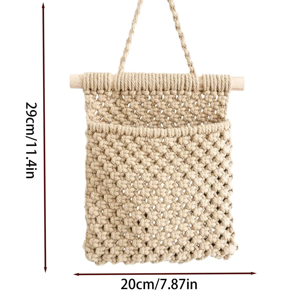 Macrame Plant Hanger Flower Basket Holder Rope Home Living Room